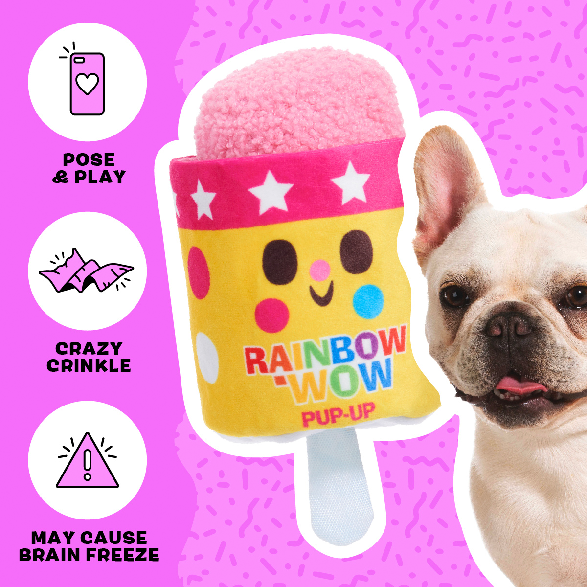 Junk Food Club, Plush Monthly Dog Toys