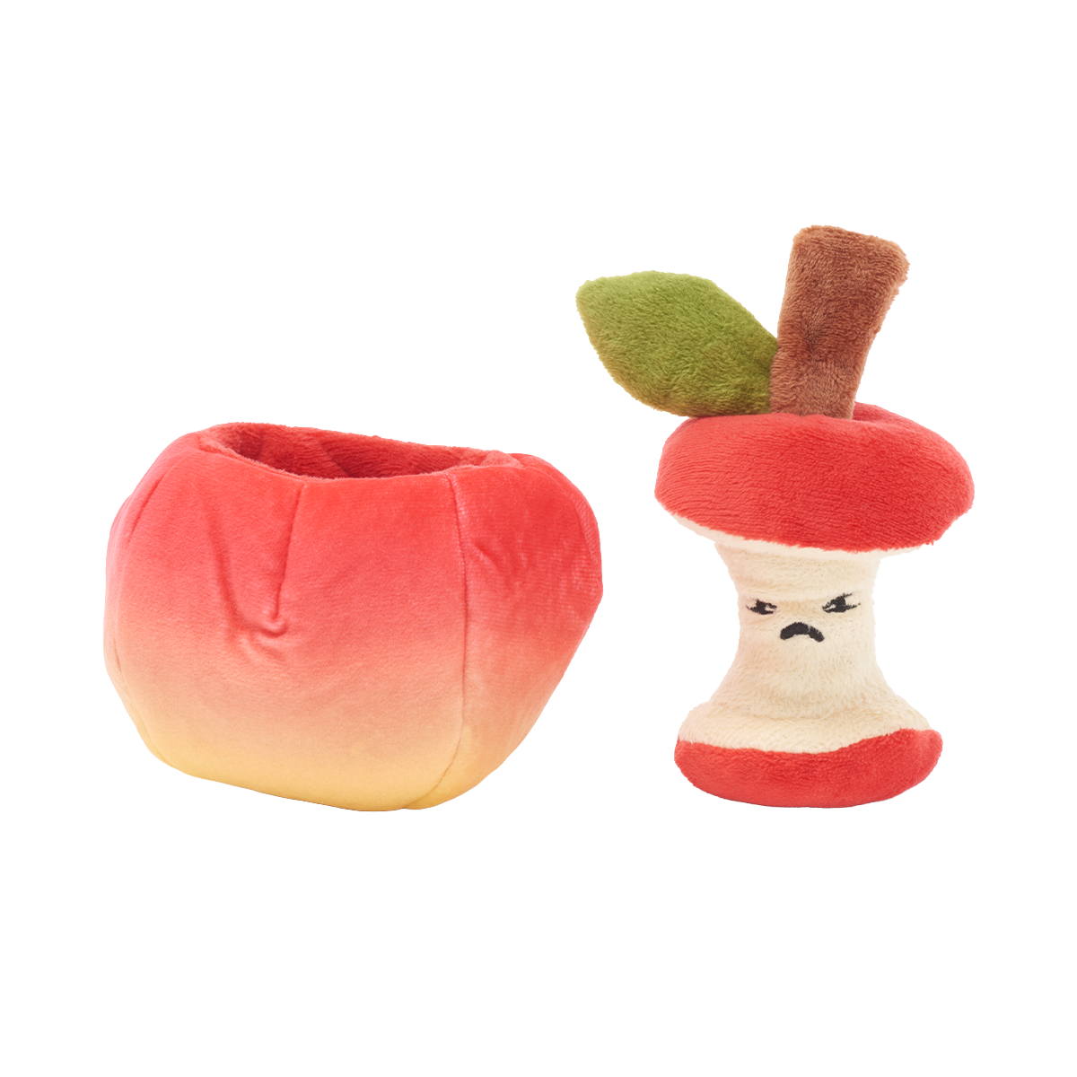 Red Malicious Plush Multi-Part + Enrichment Dog Toy