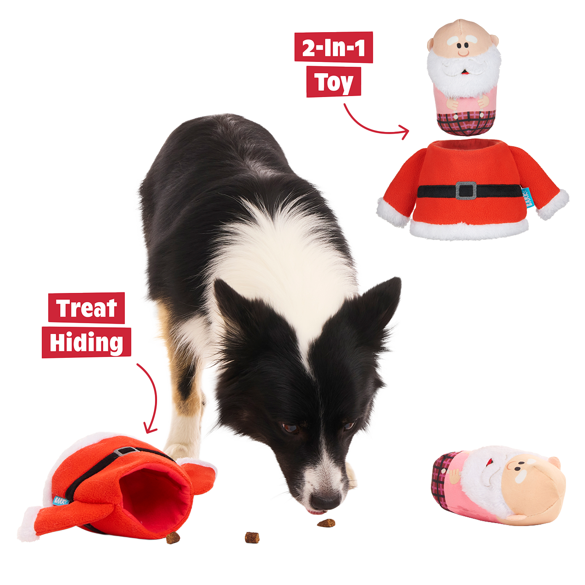 Rudolph® Holiday Gift BarkBox#Assortment_No Extra Toy