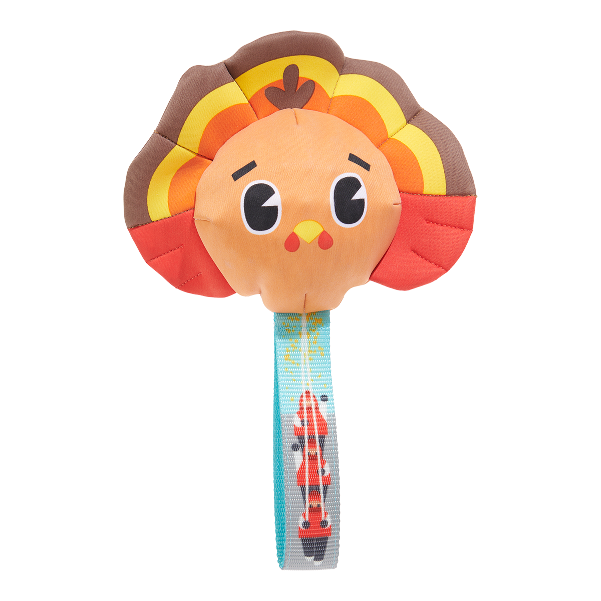 Turkey Tug Parade Super Chewer Durable 2-in-1 Dog Toy