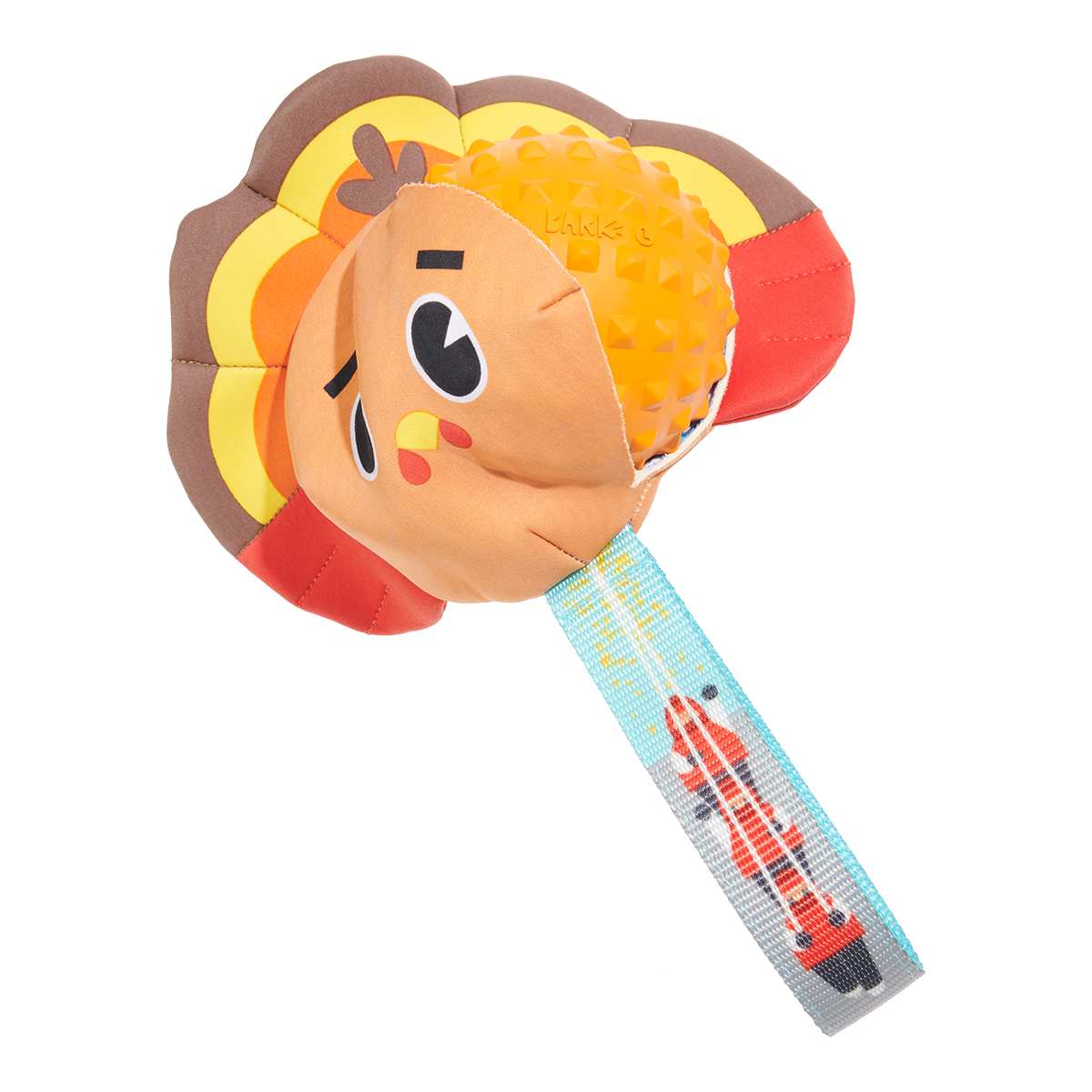 Turkey Tug Parade Super Chewer Durable 2-in-1 Dog Toy