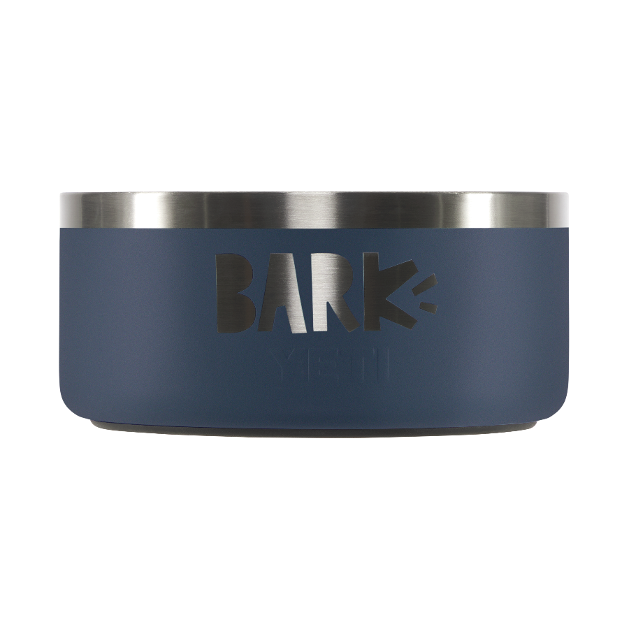 navy yet dog bowl