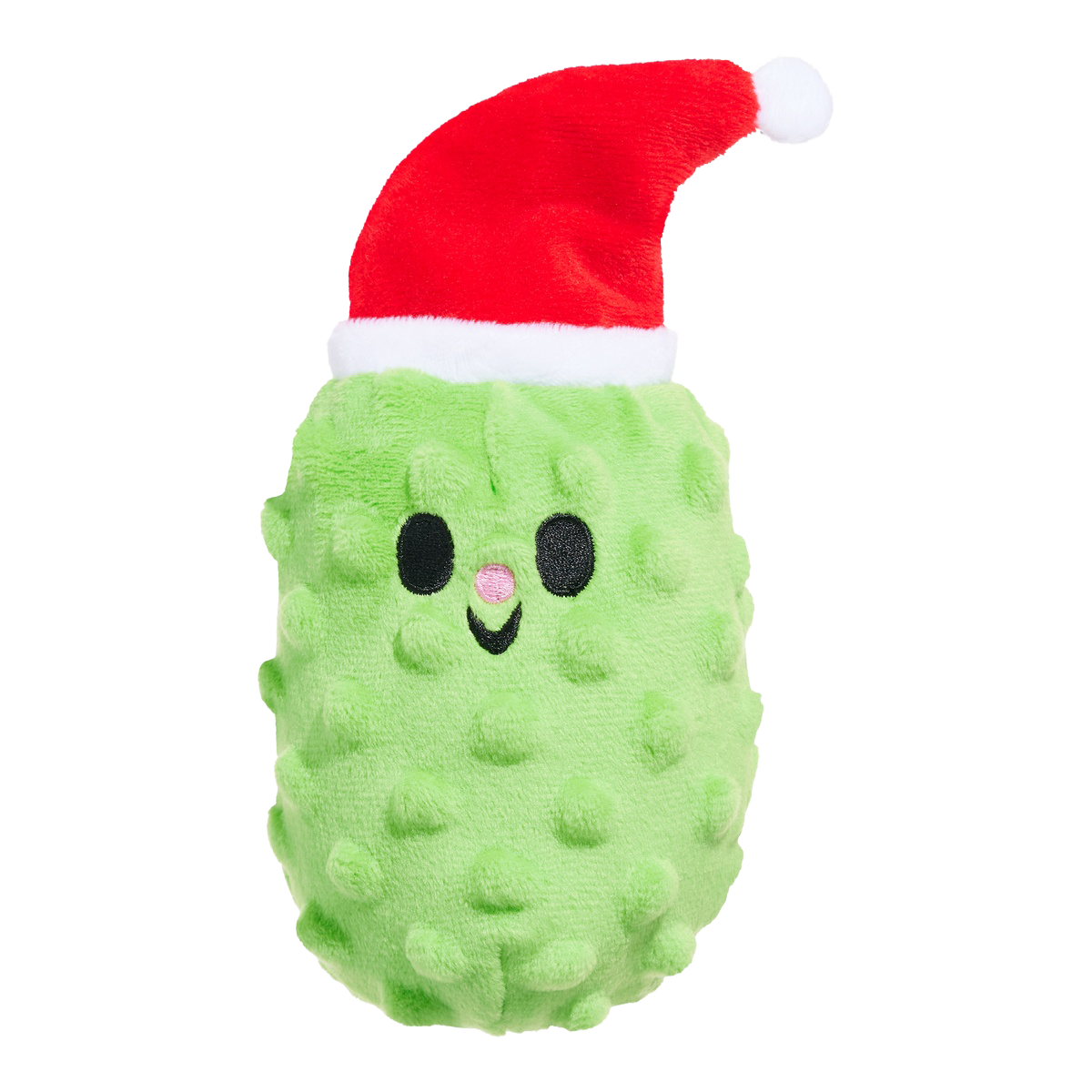 Pickle Claus Plush Dog Toy