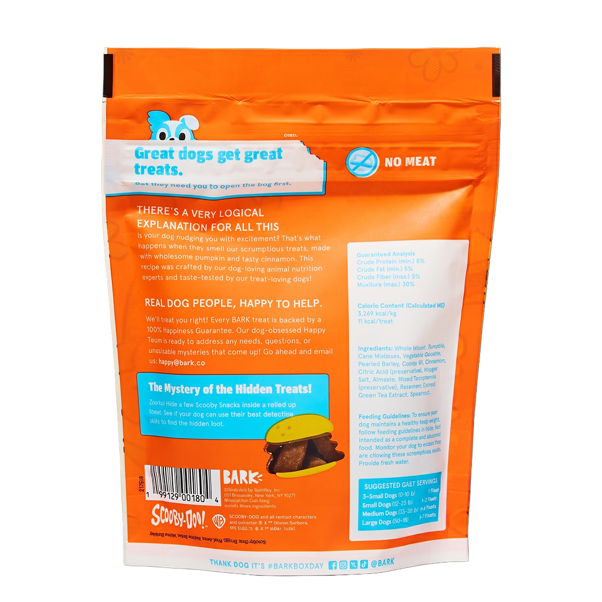 Scooby Snacks™ Pumpkin Cinnamon Recipe Soft-Baked Dog Treats, 4oz