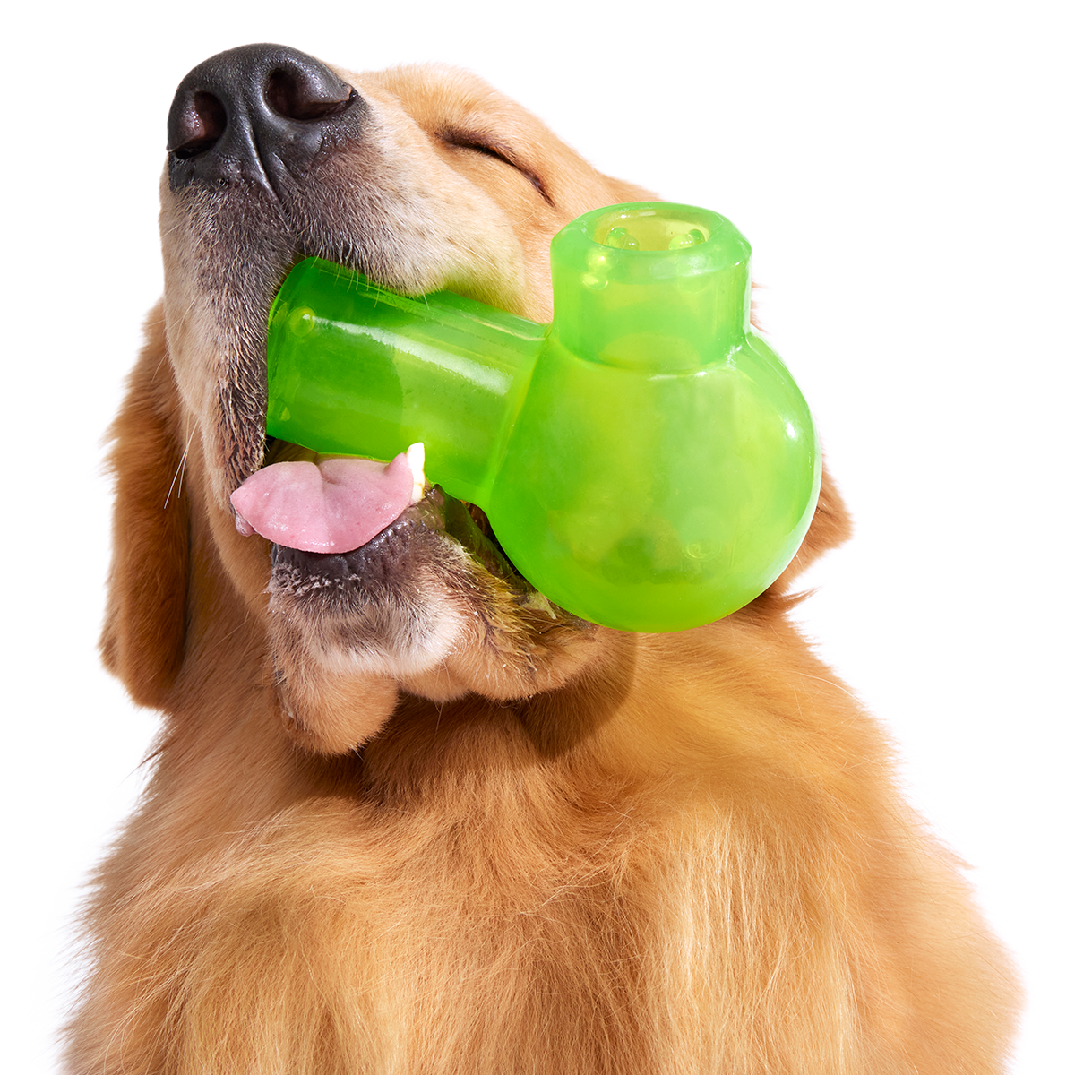 Snack Packed Bong Super Chewer Durable Enrichment Dog Toy