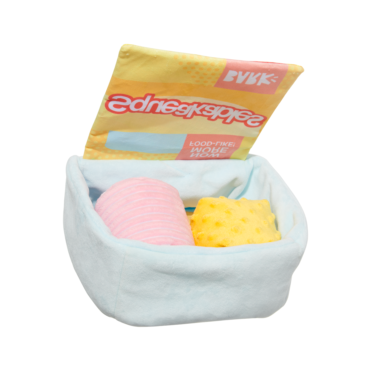 Squeakables Plush Multi-Part + Enrichment Dog Toy