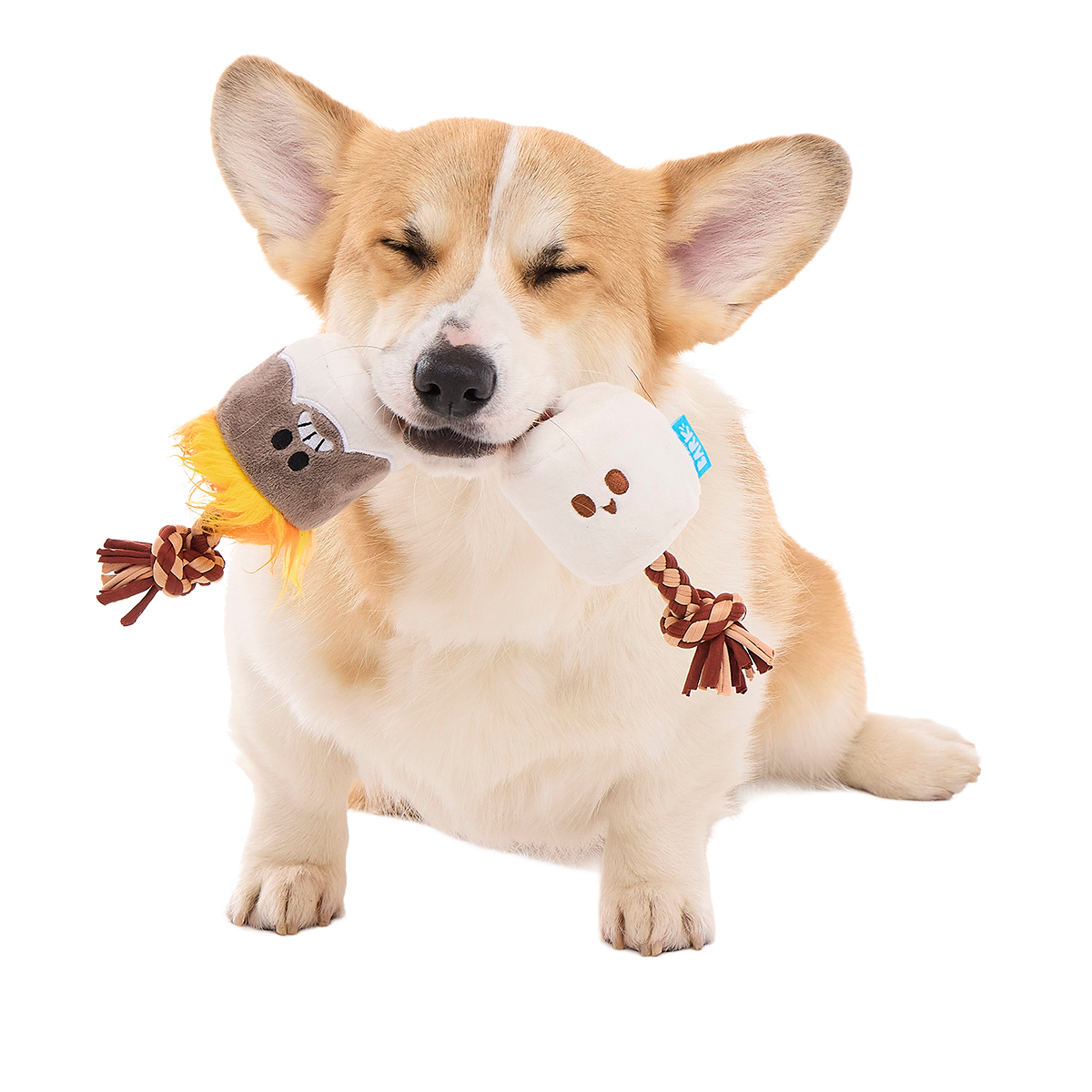 Tug Of S'more Plush Tug Dog Toy