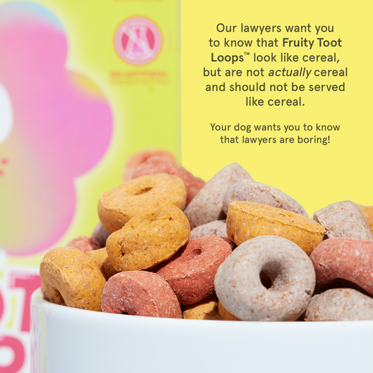Tooty Fruit Loops™ Crunchy Dog Treats - Mixed Berry Blend