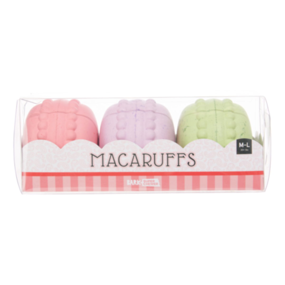 Macaruffs Durable Super Chewer Multi-Part Dog Toy