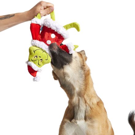 Grouchy Slouchy Grinch Costume & Toy Bundle