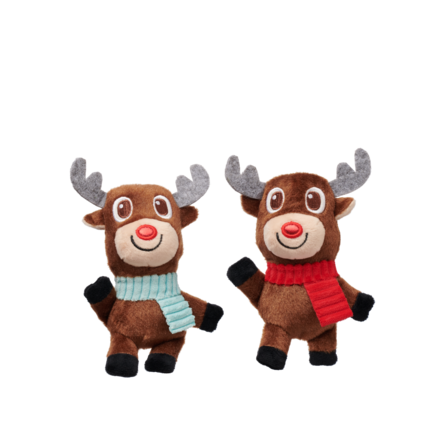 Ruby & Scarlet Multipart Plush Dog Toy