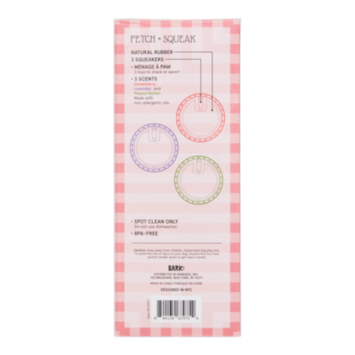 Macaruffs Durable Super Chewer Multi-Part Dog Toy