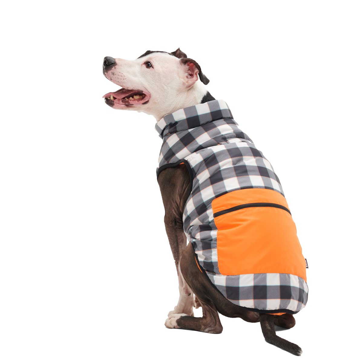 Plaid To The Bone Puffer Vest