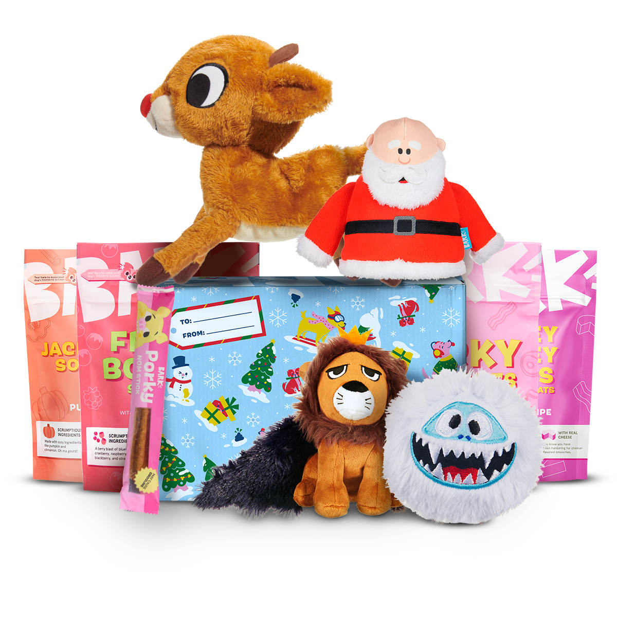 Rudolph® Holiday Gift BarkBox#Extra Toy_Double Deluxe