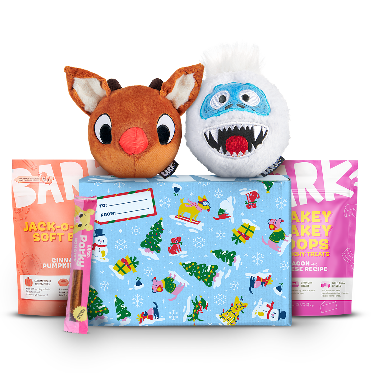 Rudolph® Holiday Gift Super Chewer Box#Extra Toy_No Extra Toy