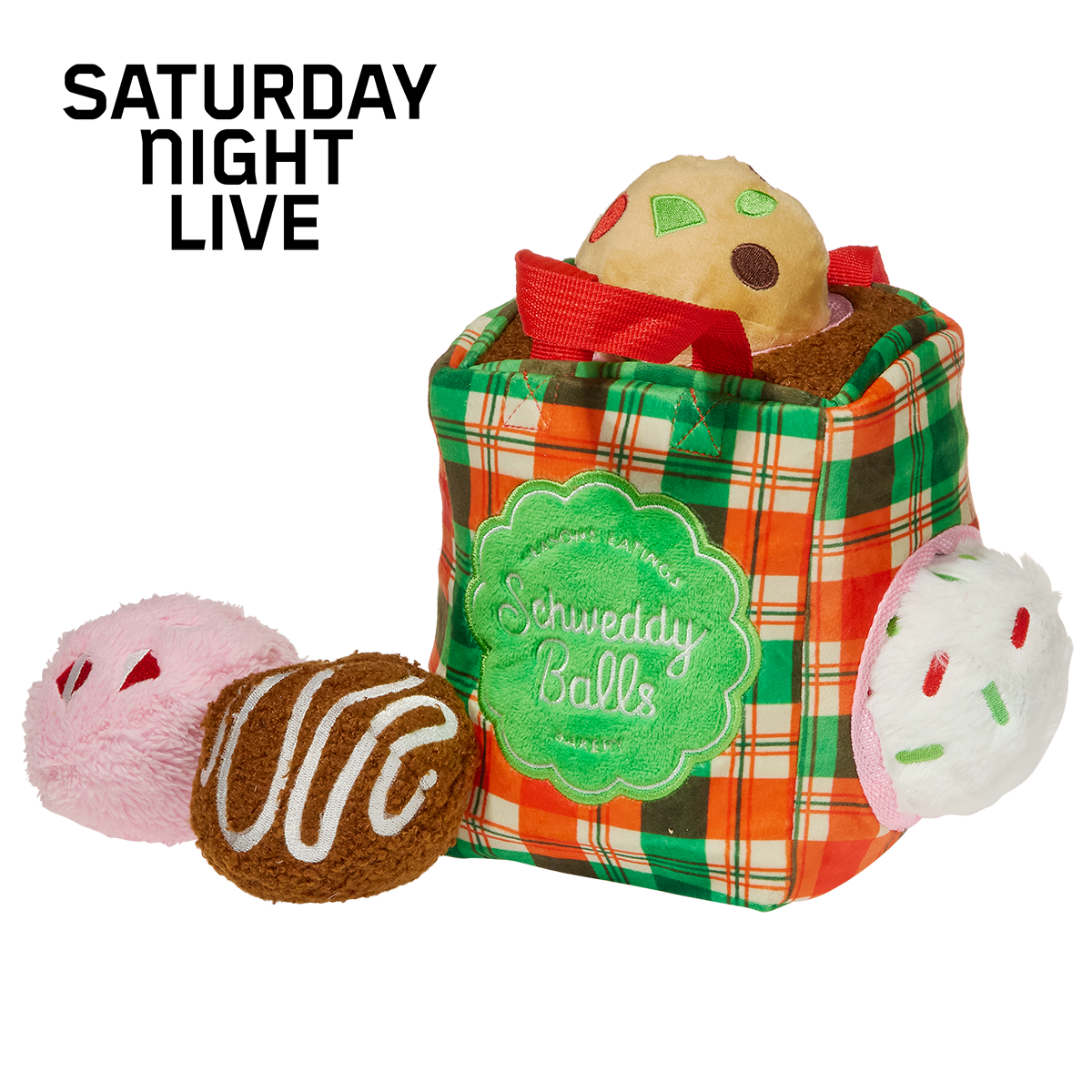 Saturday Night Live: Schweddy Balls Plush Multi-Part Dog Toy – BARK