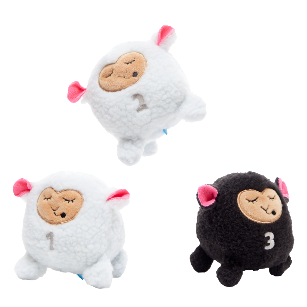 Baa Baa Bark Sheep Plush Multi-Part + Fetch Dog Toy