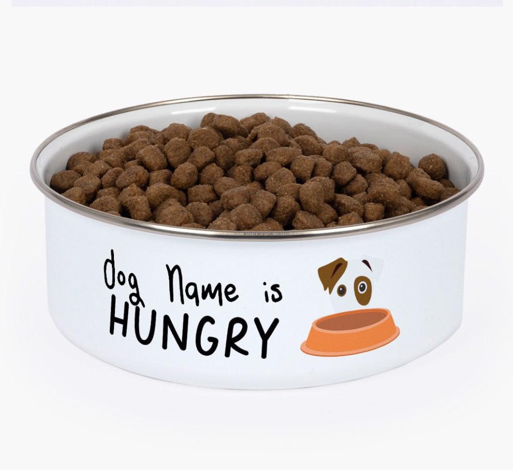 Personalised dog hot sale food bowl