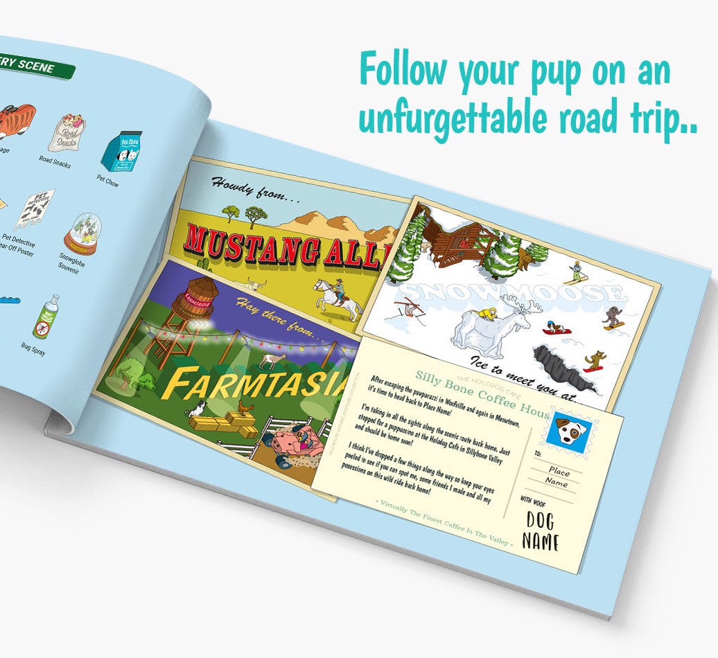 Personalized Dog Book: Where’s Your Dog? The Wild Ride