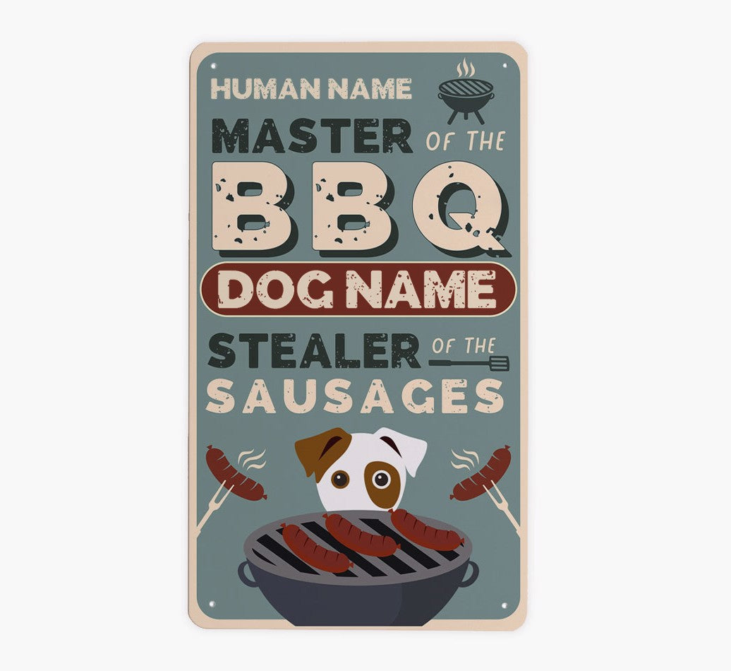 Personalized Metal Sign: BBQ