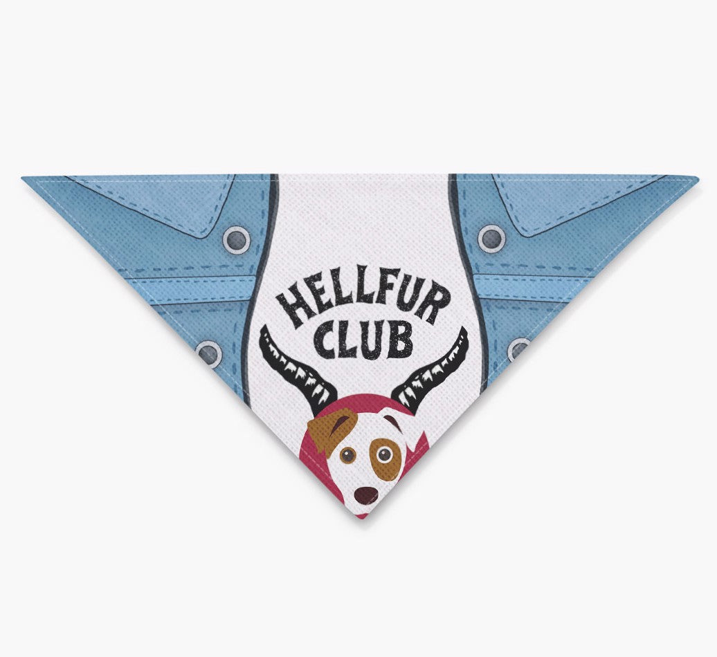 Personalized Dog Bandana: Hellfur Club