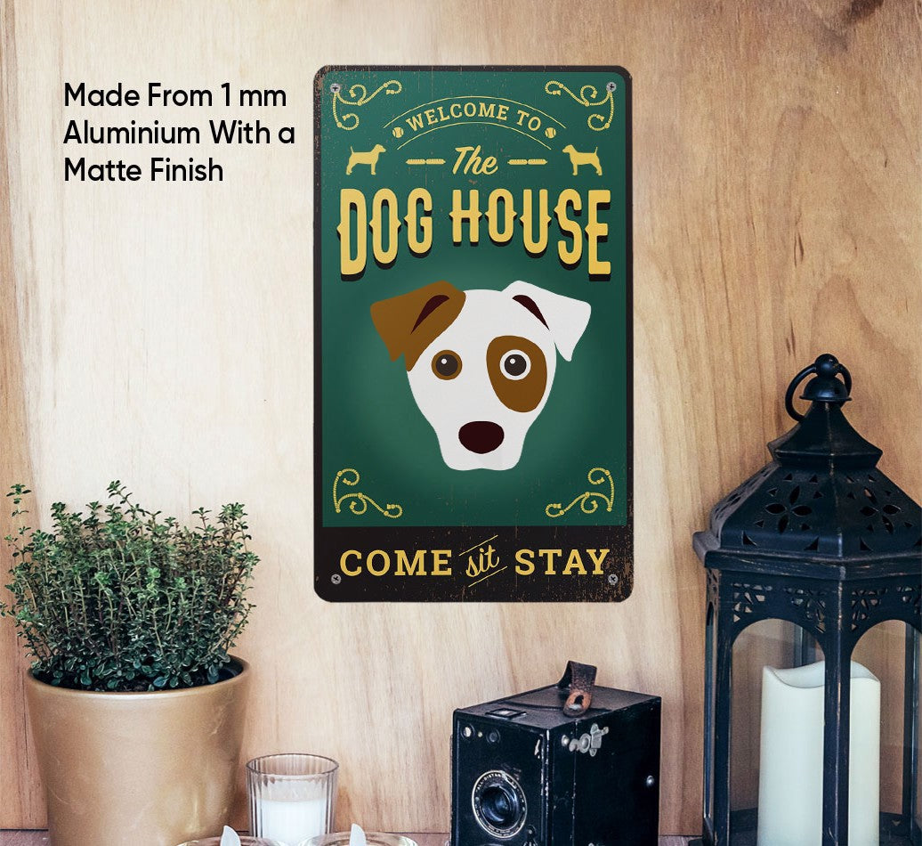Personalized Metal Sign: The Dog House Bar Sign