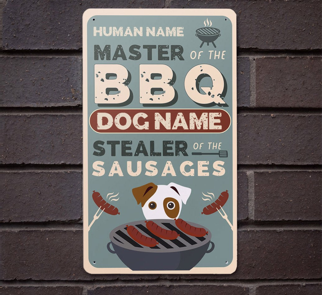 Personalized Metal Sign: BBQ