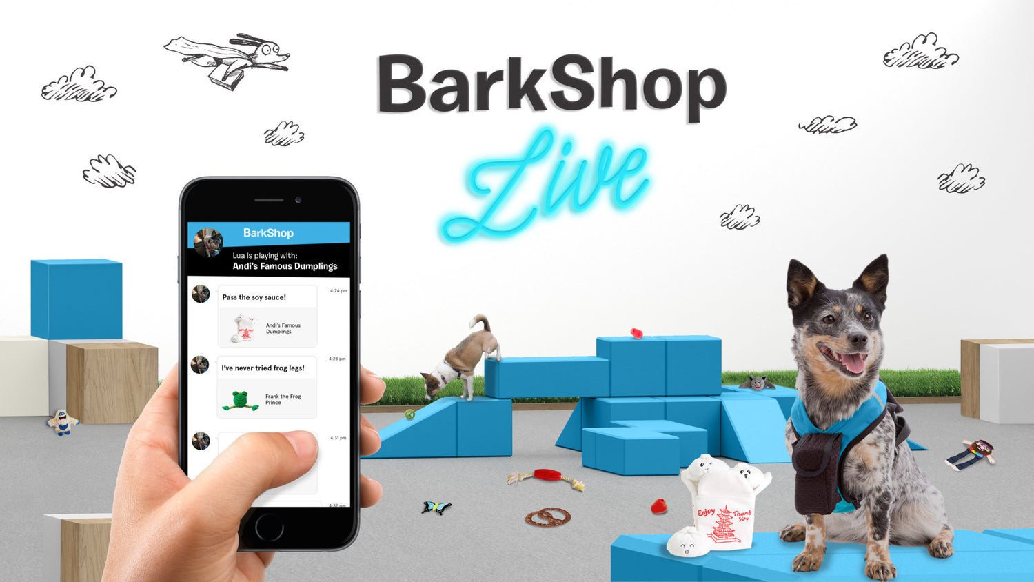 BarkShop Live: The world’s first retail experience where dogs do the shopping
