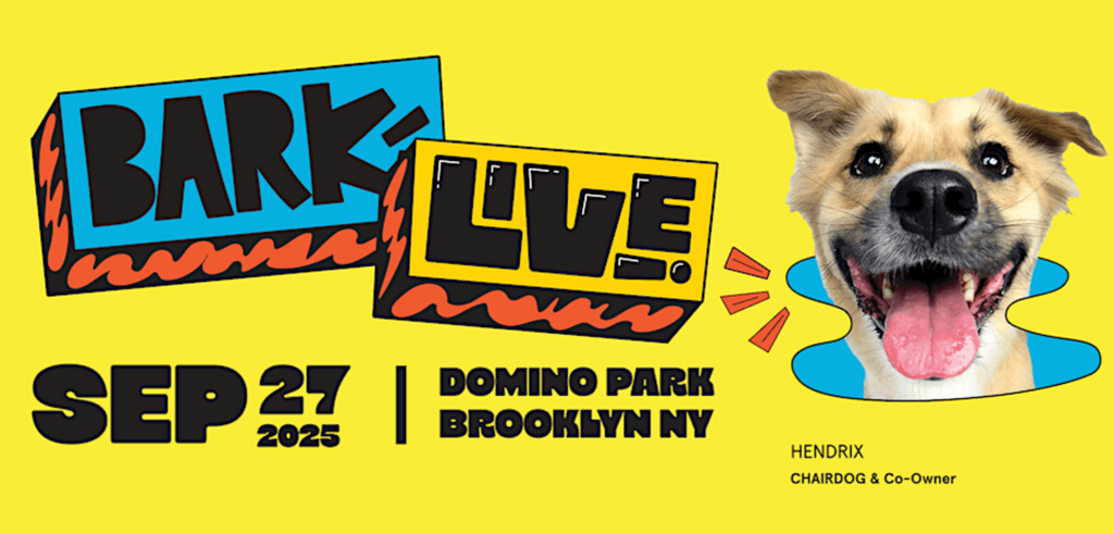 BARK Live Comes to Domino Park September 27