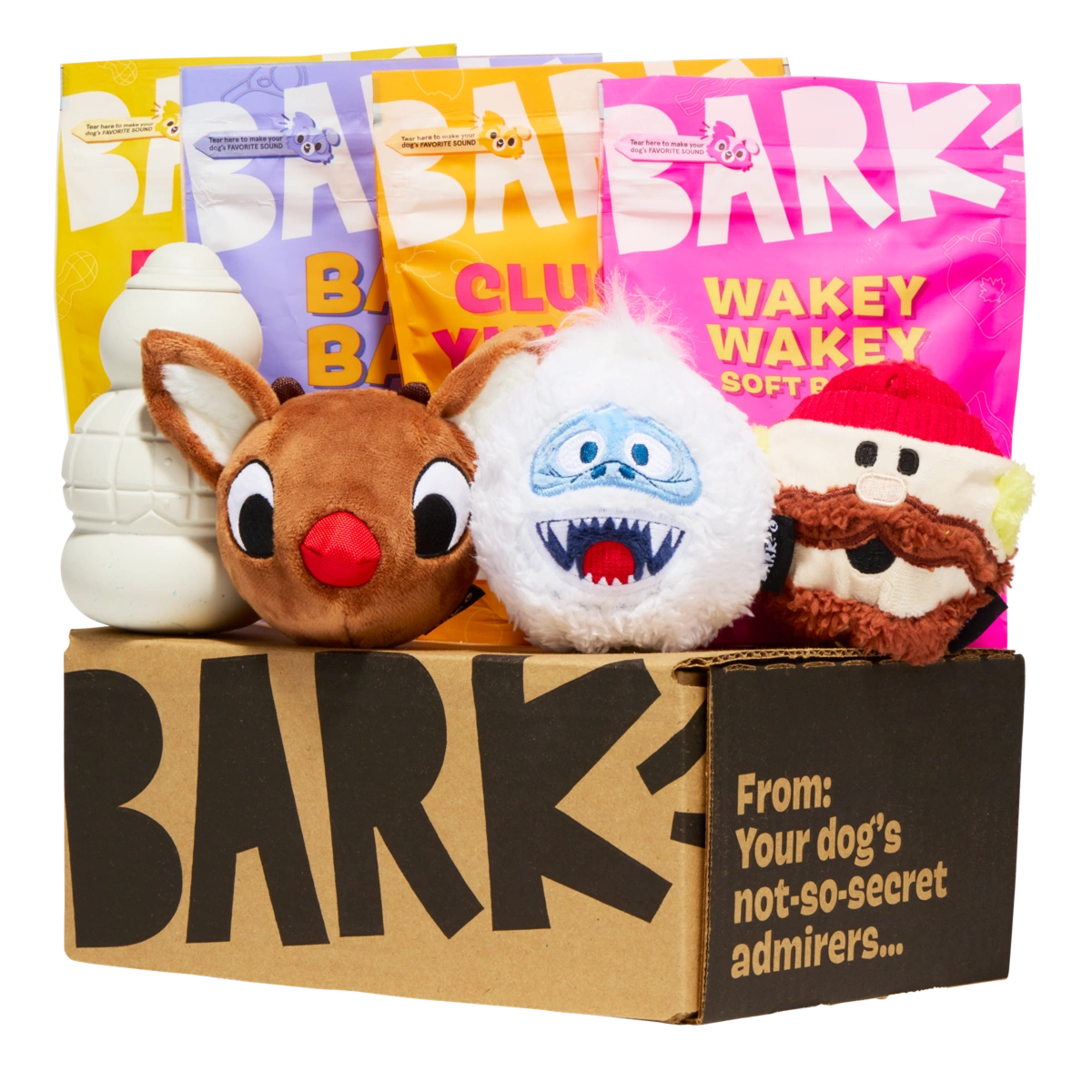 BARK 12 Month Subscription - Rudolph Double Deluxe First Box