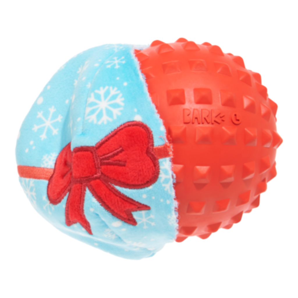 bark ball dog toy Wripping Pupper Ball Durable Super Chewer 2-in-1 Rip and Reveal Dog To –  BARK