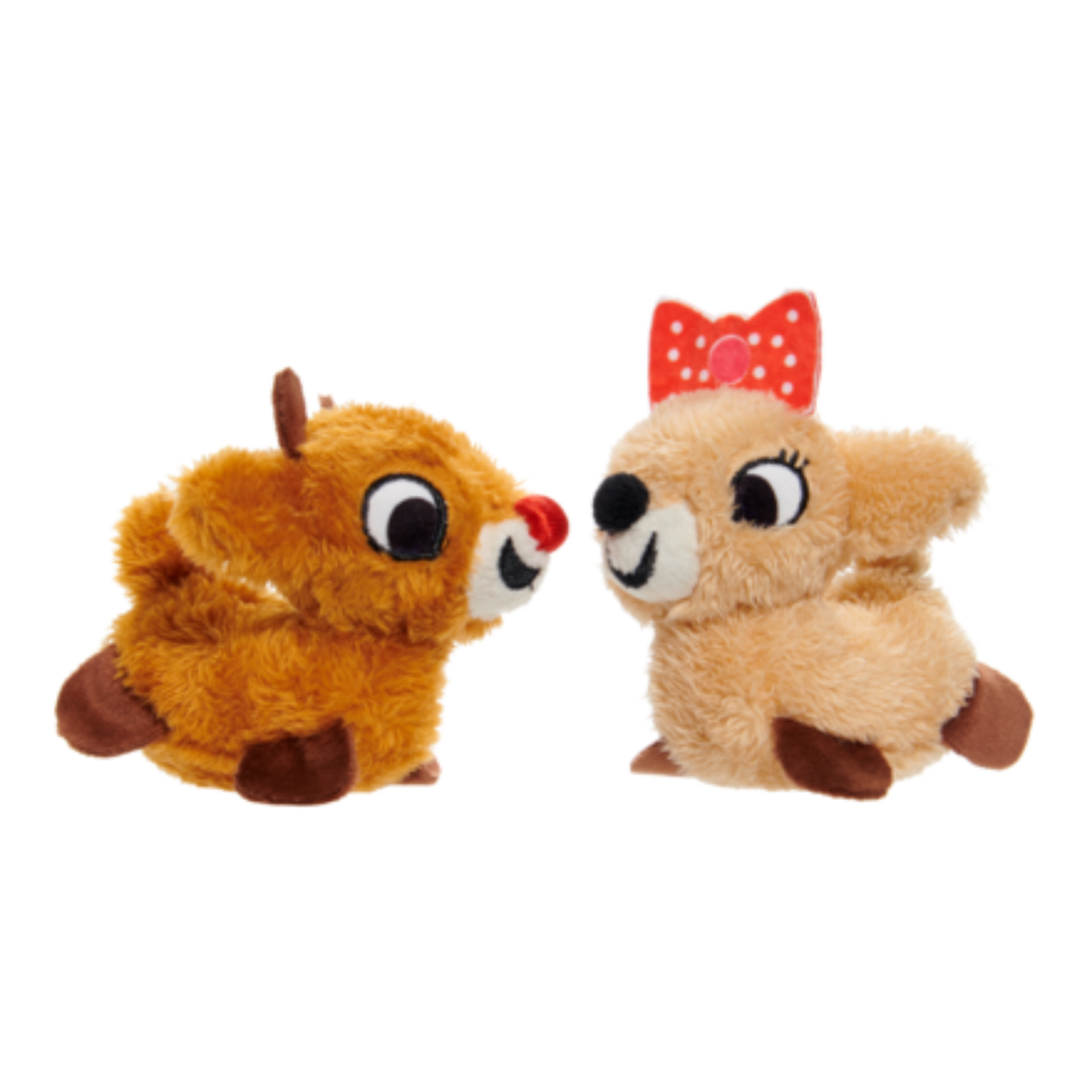 Rudolph® & Clarice™ Plush Multi-Part Dog Toy