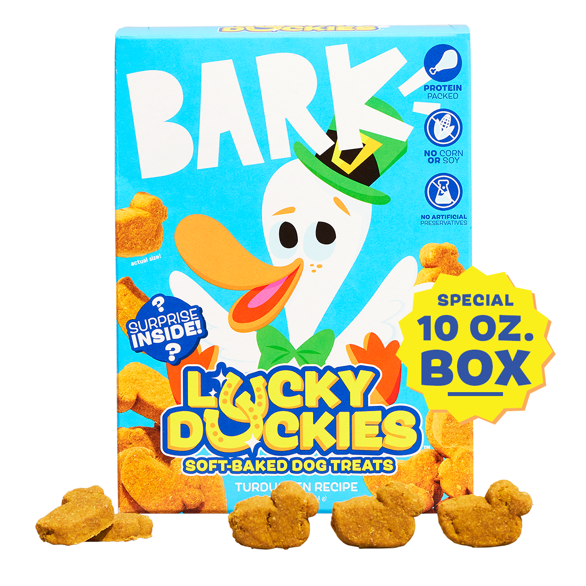 Lucky Duckies - Soft Baked Dog Treats - Turduken Recipe