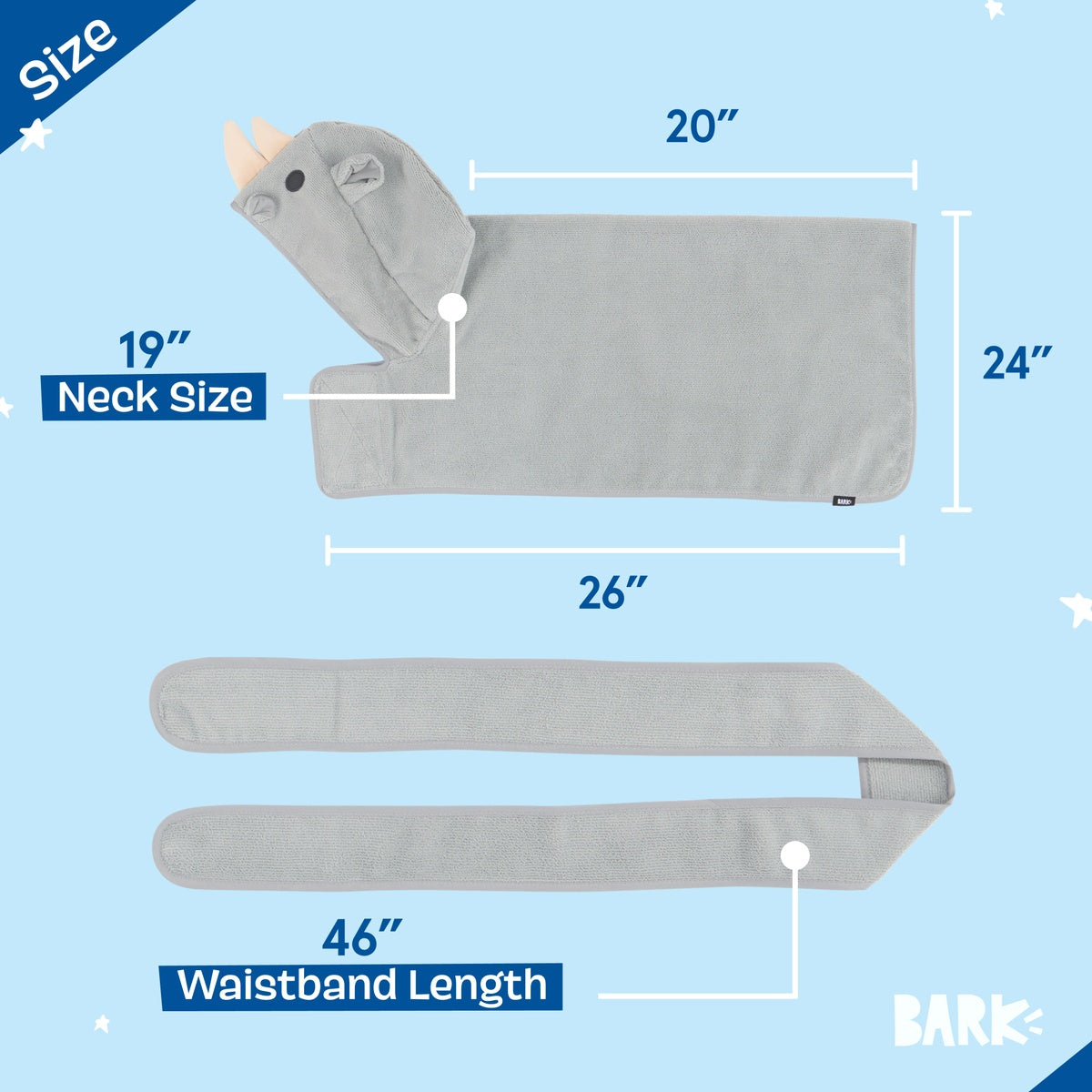 Rhino Bark n' Bathe Robe#Size_M