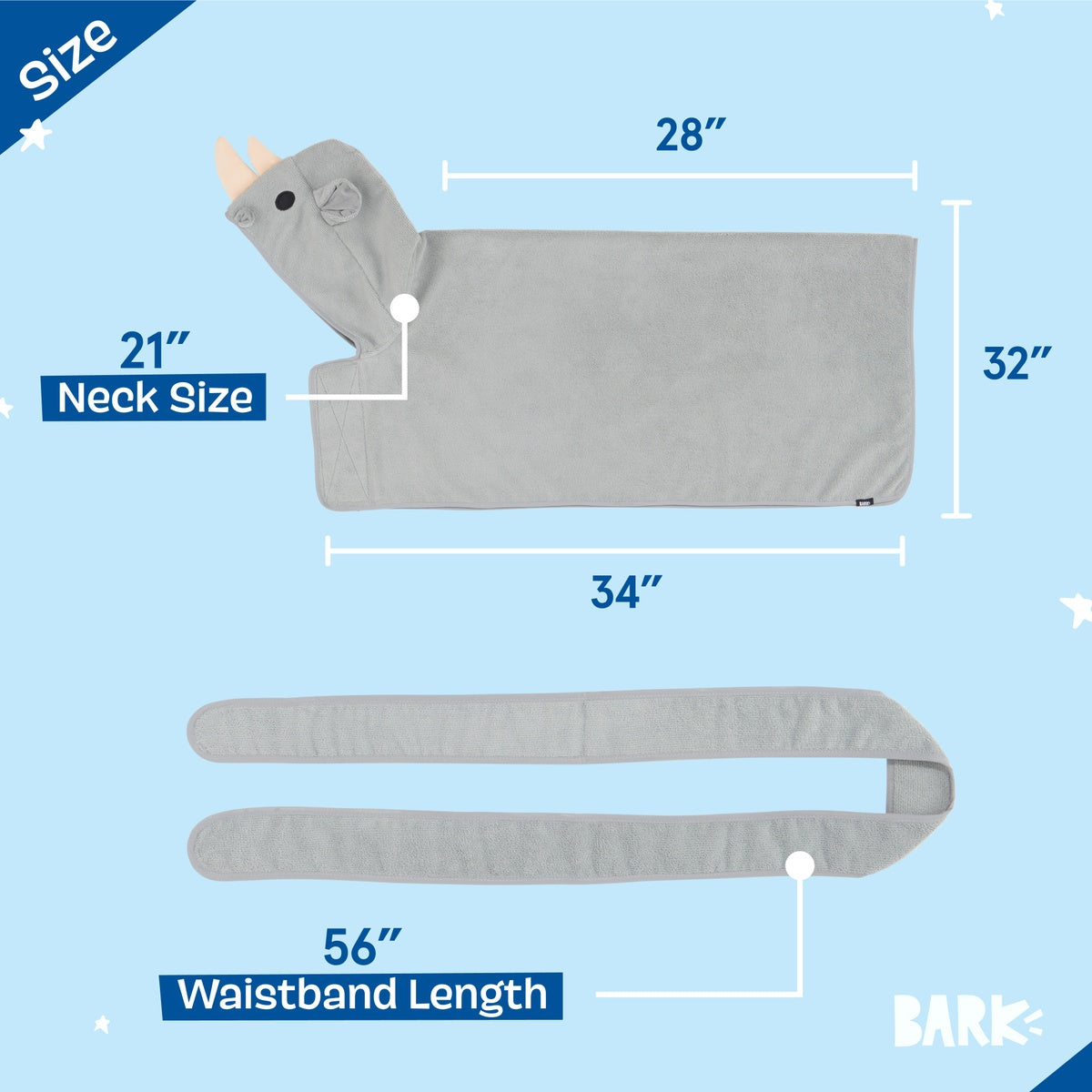 Rhino Bark n' Bathe Robe#Size_L