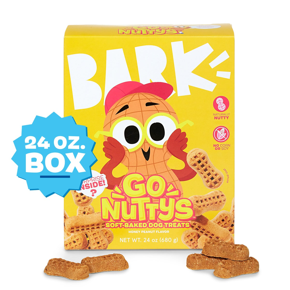 Go Nutty's™ Peanut Cereal Dog Treats, 24 oz