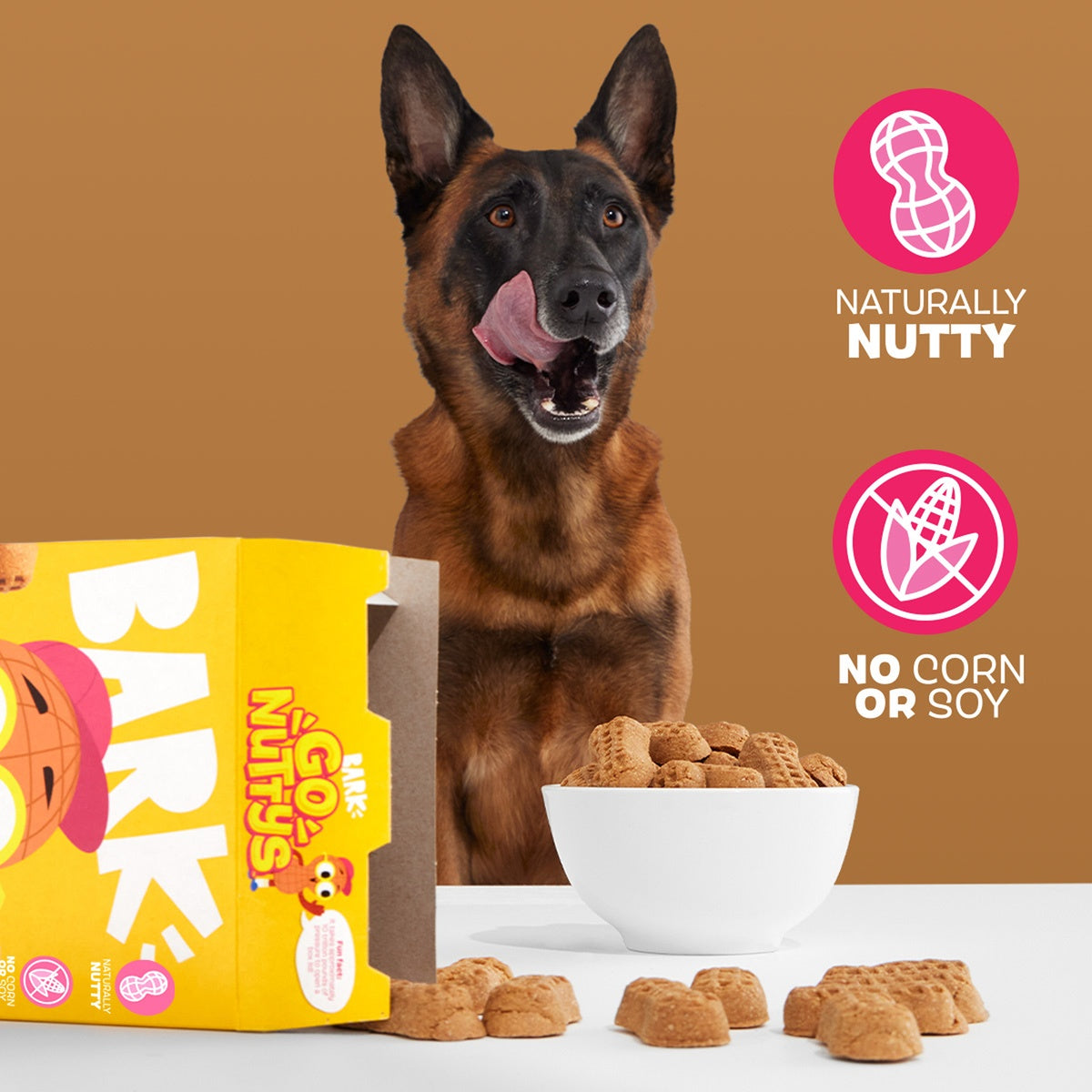 Go Nutty's™ Peanut Cereal Dog Treats, 24 oz