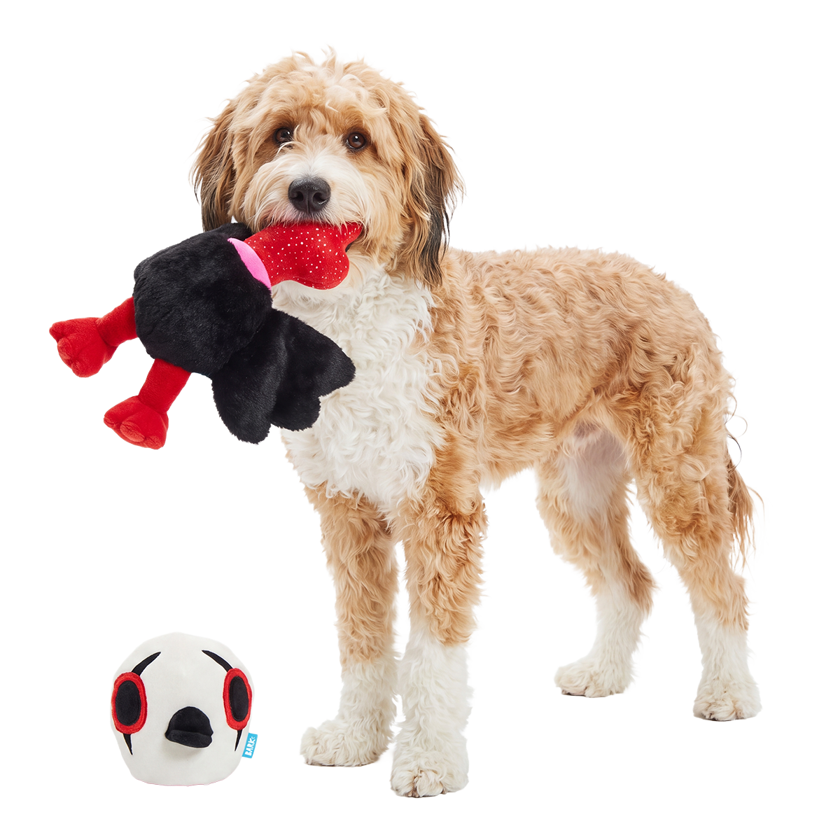 Murder Bird Plush Multi-Part + Tug Dog Toy