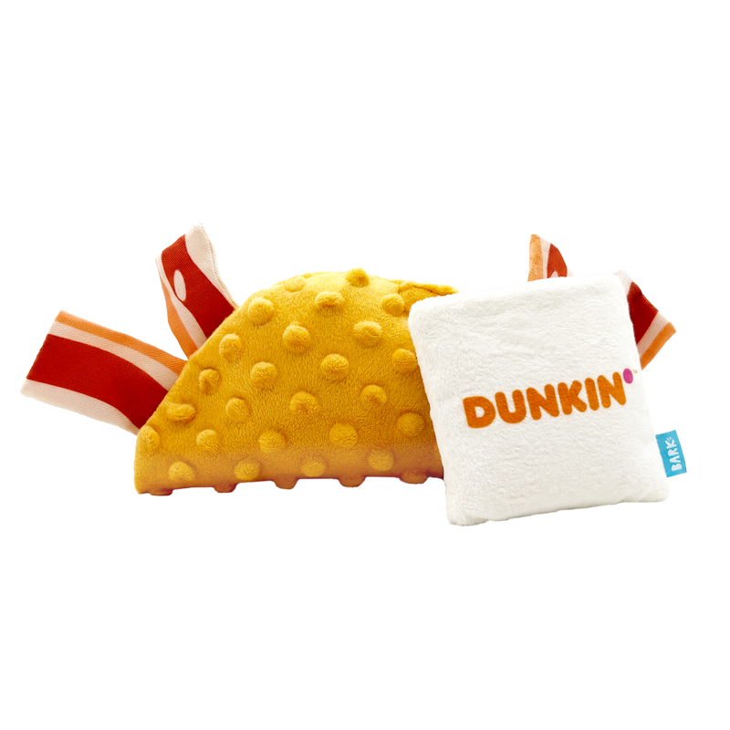 Dunkin'® Wake-Up Wrap Plush Multi-Part Dog Toy