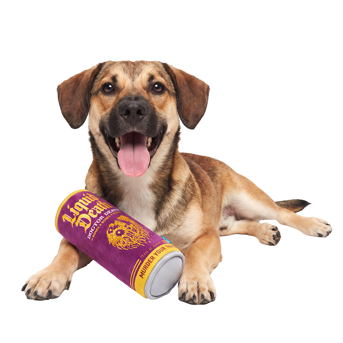 Dogtor Death Can Plush Tug Dog Toy