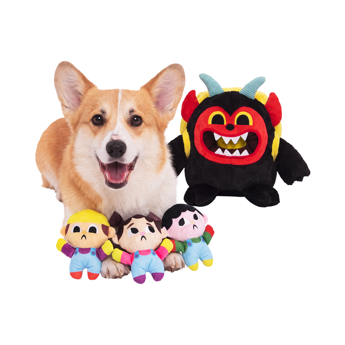 Krampus is Comin' To Town Plush Extra-Large + Multi-Part + Enrichment Dog Toy