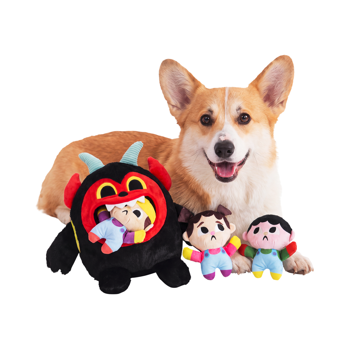 Krampus is Comin' To Town Plush Extra-Large + Multi-Part + Enrichment Dog Toy