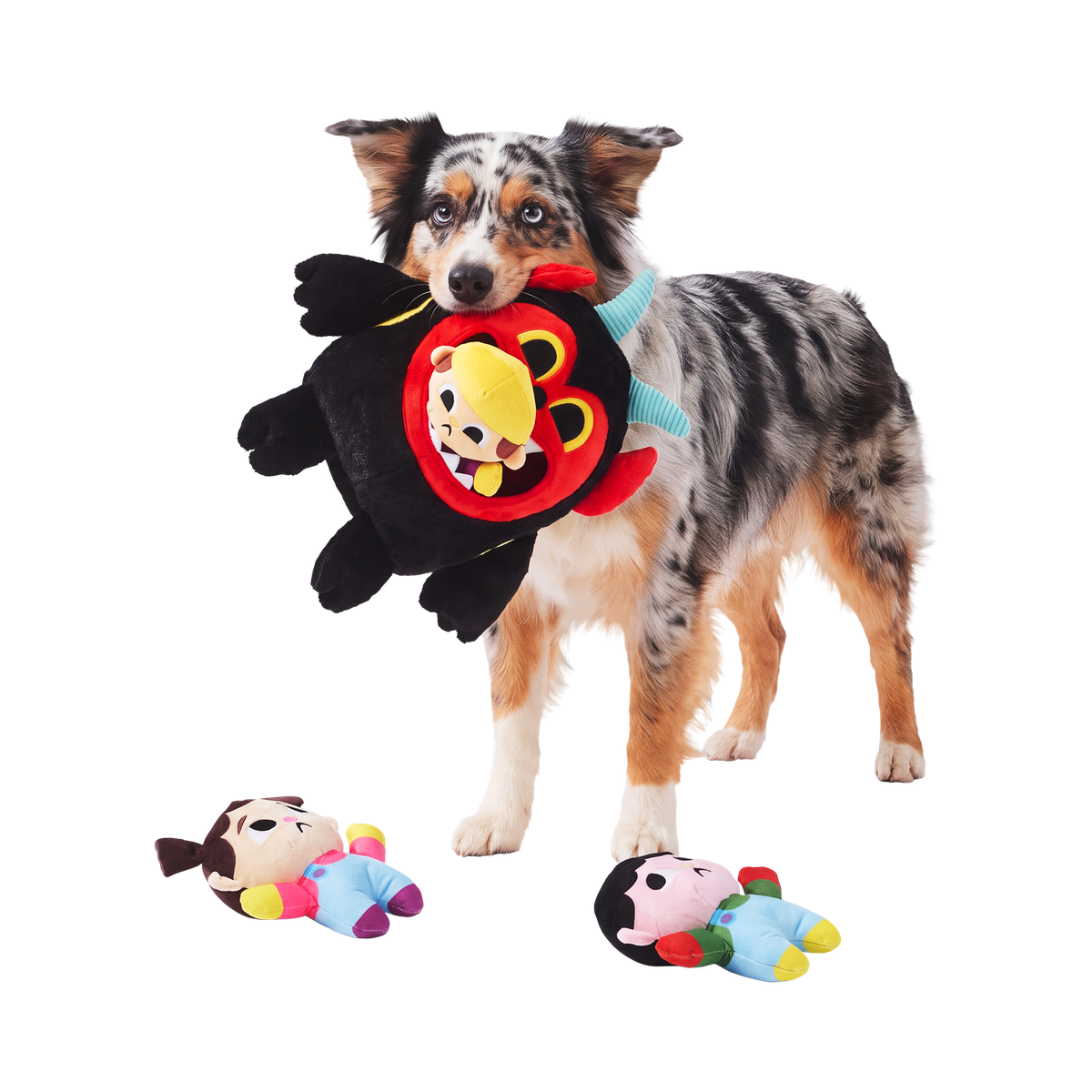 Krampus is Comin' To Town Plush Extra-Large + Multi-Part + Enrichment Dog Toy