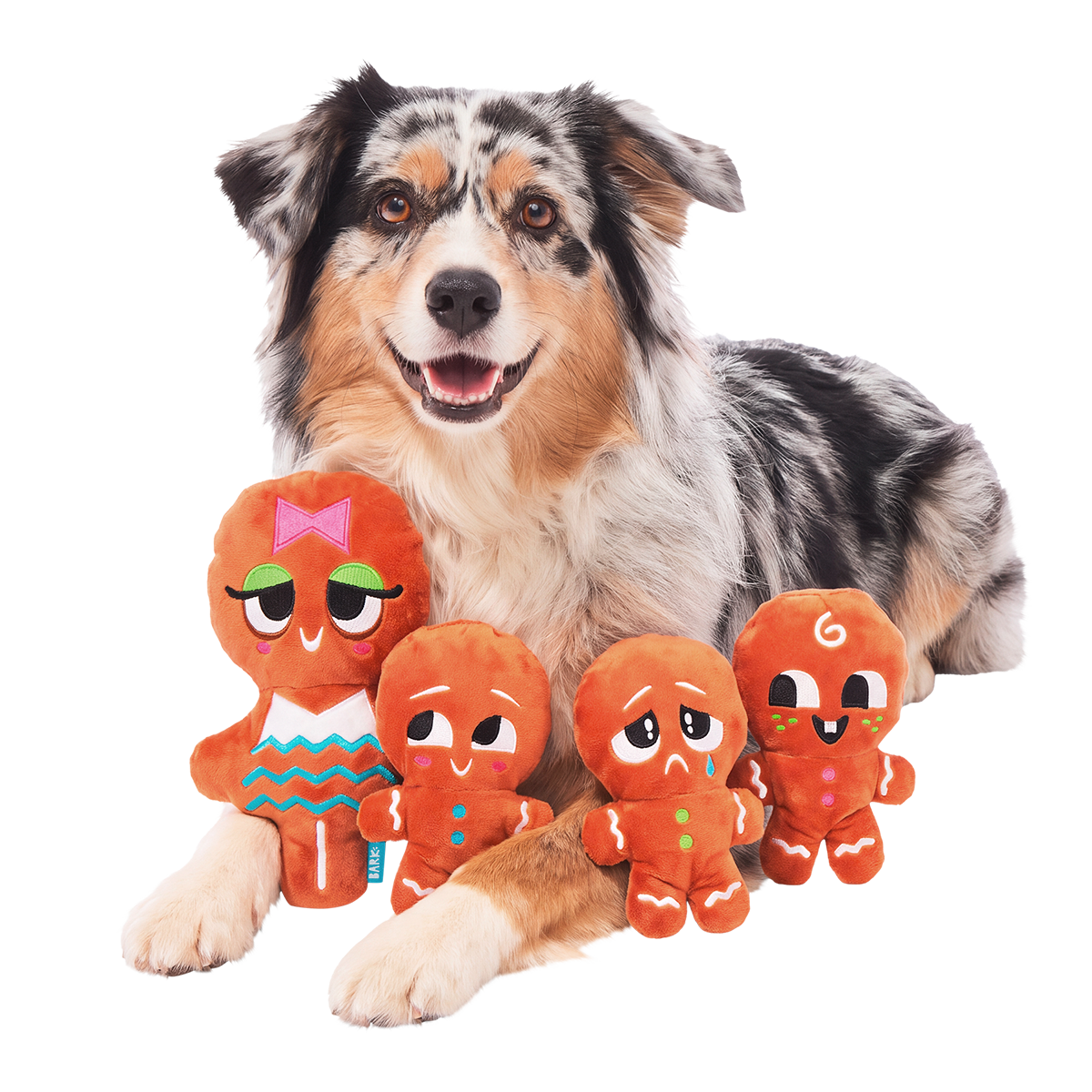 Christmutts With The Crumbs Plush Extra-Large + Multi-Part + Enrichment Dog Toy