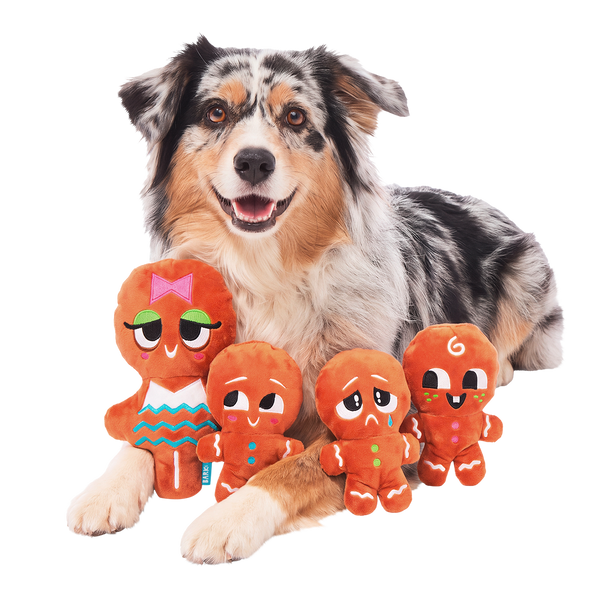 INUDOG ぬいぐるみ マスコット 7点セット Christmutts With The Crumbs Plush Extra-Large + Multi-Part +