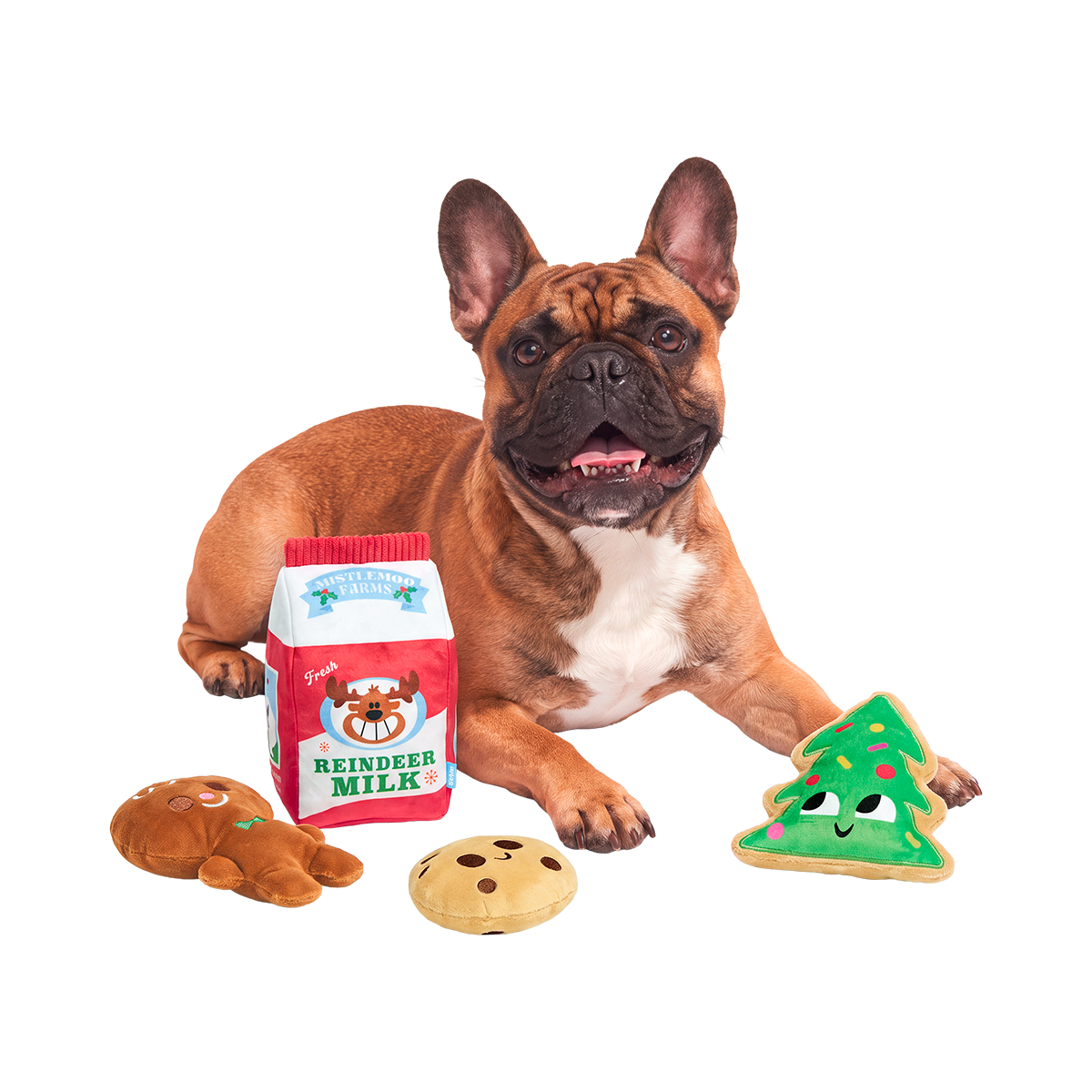 North Pole Noms Plush Multi-Part + Enrichment Dog Toy