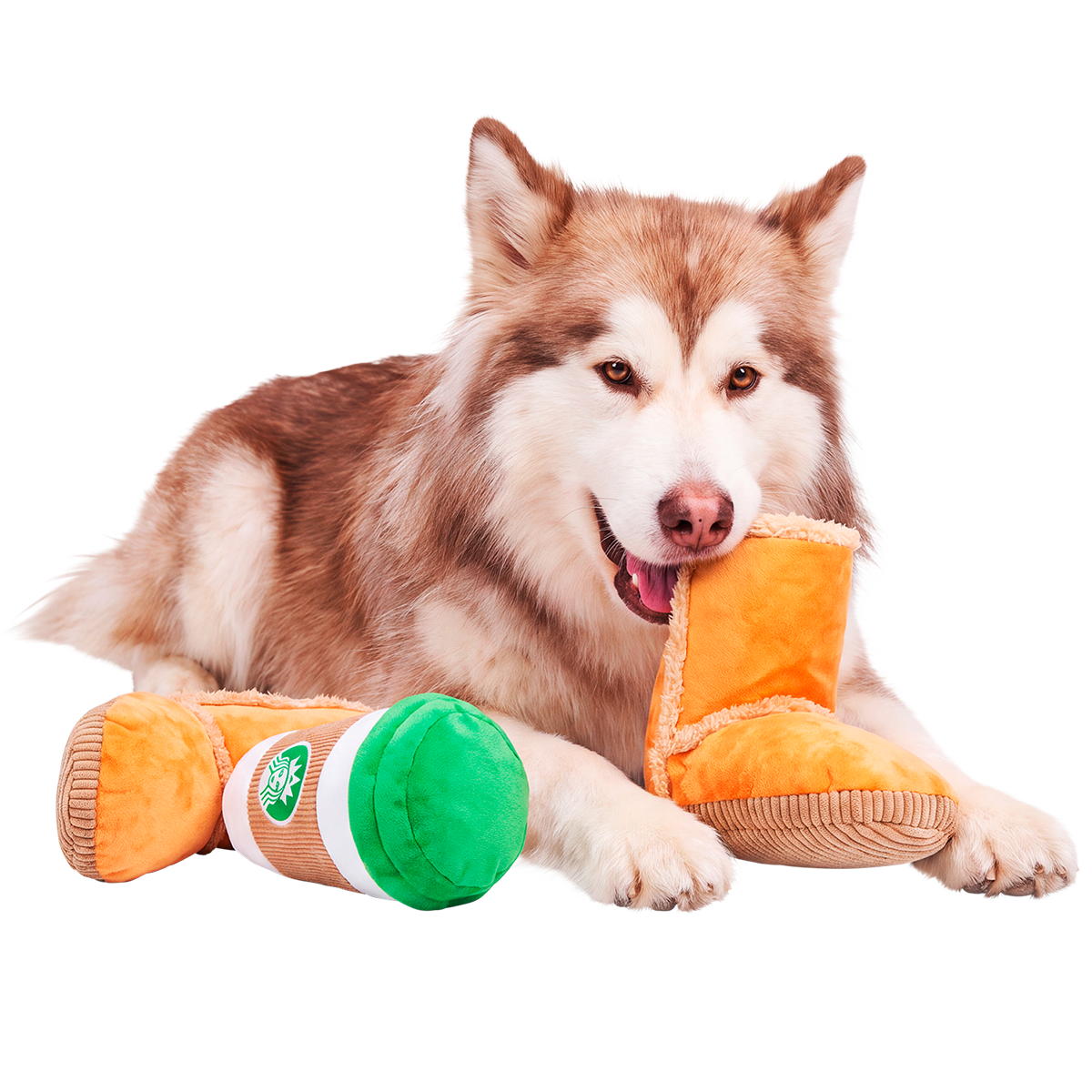 Cozy Comforts Plush Extra-Large + Multi-Part + Enrichment Dog Toy