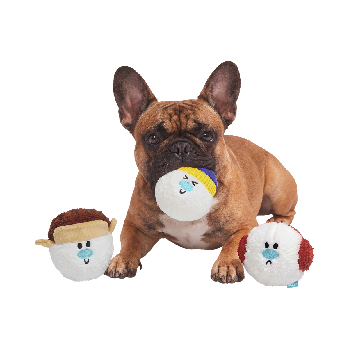 Ice Ice & Baby Plush Multi-Part + Fetch Dog Toy