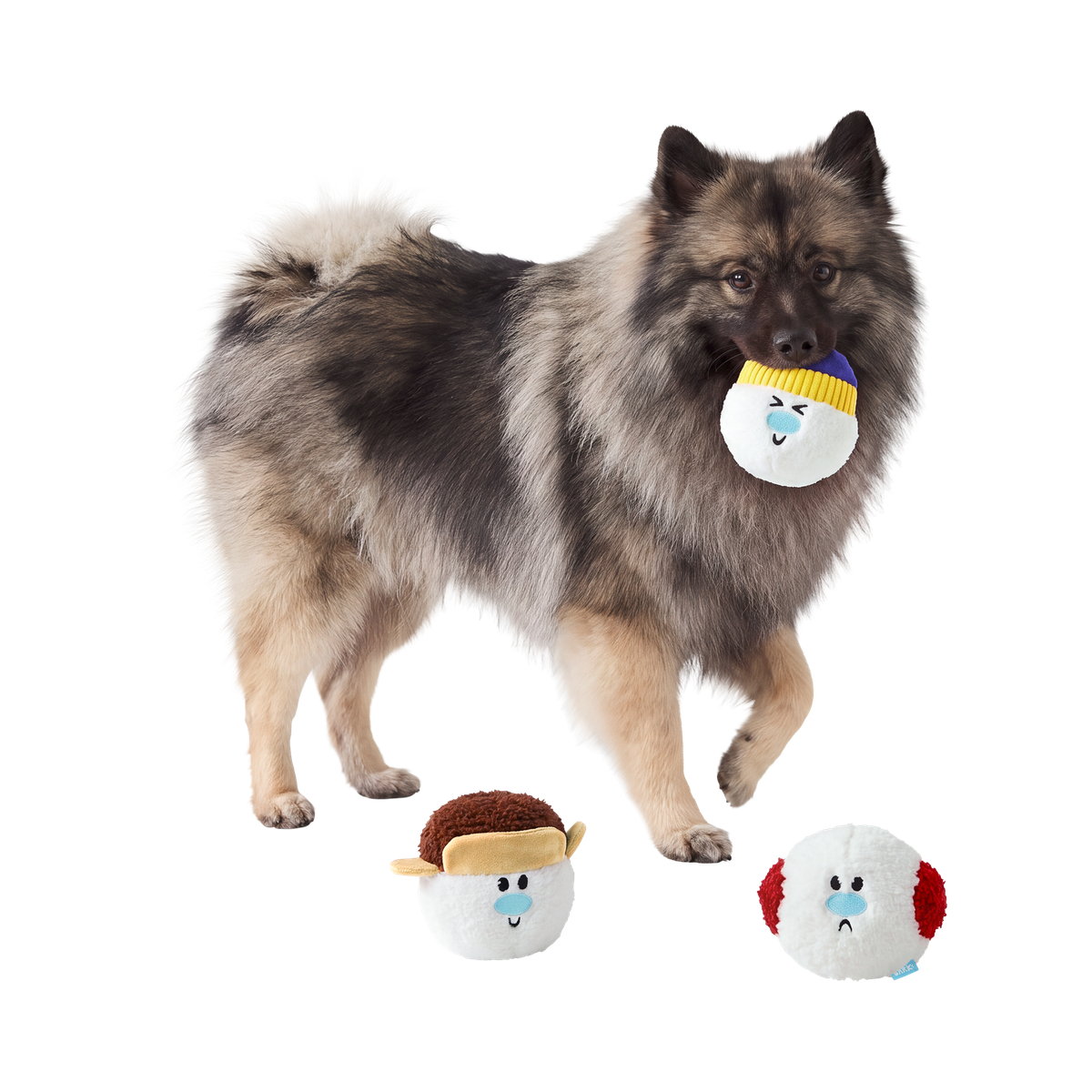 Ice Ice & Baby Plush Multi-Part + Fetch Dog Toy