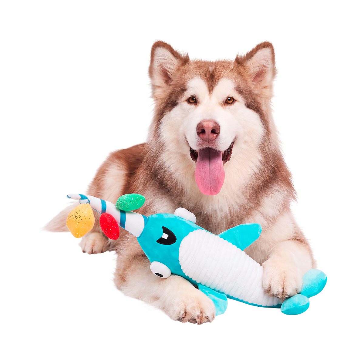 Deck The Whal Plush Extra-Large + Tug Dog Toy